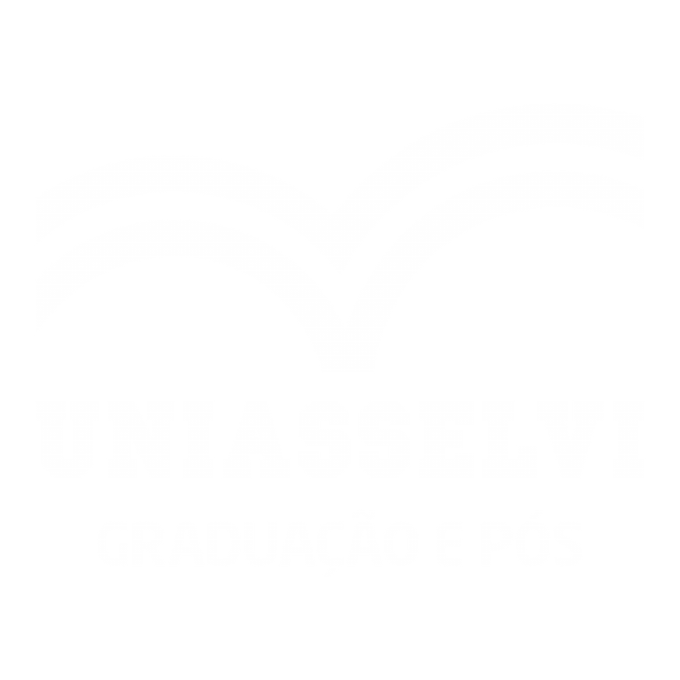 Logotipo UNIASSELVI branco com fundo transparente